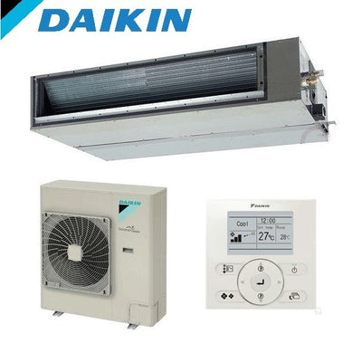 5KW Daikin Ducted AC System Standard Inverter Single Phase Power Easy Install